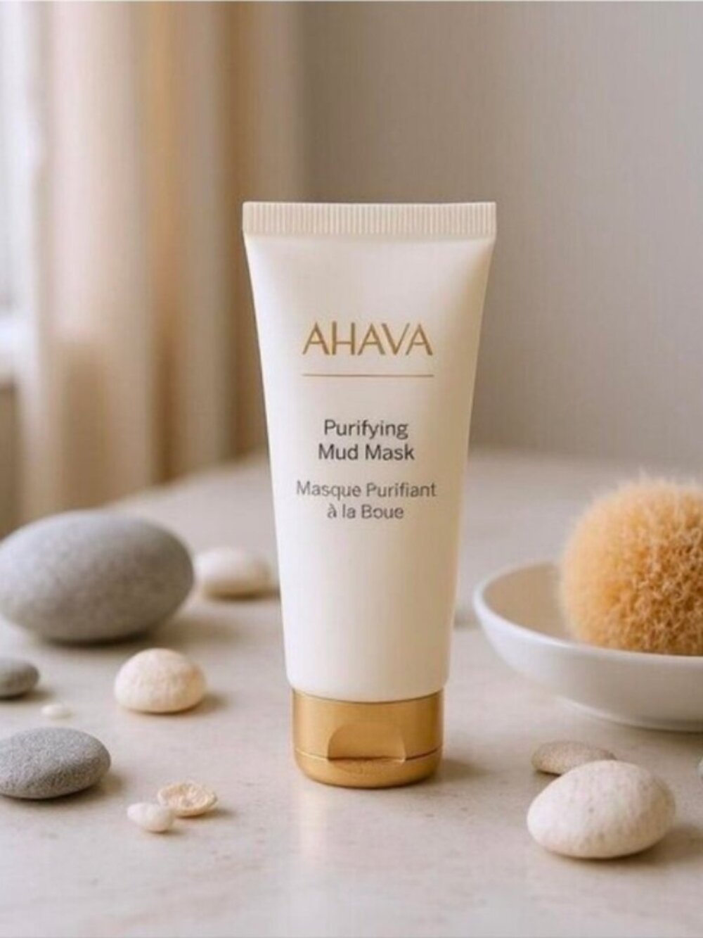 AHAVA Purifying Mud Mask Dead Sea Minerals Deep Cleanse Skin Detox NWT 4.4oz